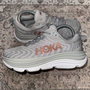 Hoka One One Gaviota 5 1134270 HMRG Grey Running Shoes Sneaker Women's Size 7 B